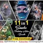 11 Smoke Photoshop Action Bundle Free Download