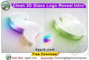 Clean 3D Glass Logo Reveal Intro After Effects Project