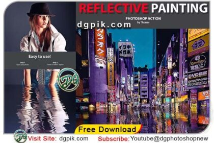 Reflective Painting Photoshop Actions