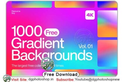 1000 Gradient Overlay Backgrounds Free Download