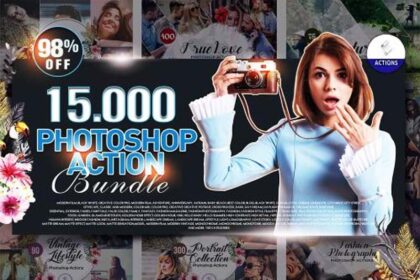 15000 Photoshop Actions Bundle Free Download