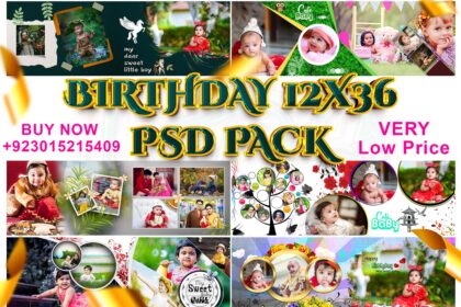 2023 NEW BIRTHDAY 12X36 PSD Pack