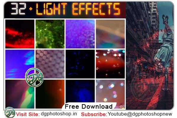 30 Light Effect Filters for Photoshop dgpik