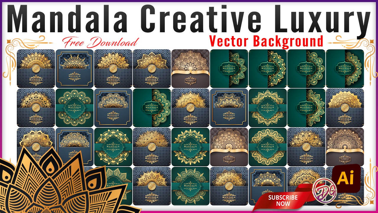 30+ Luxury Decorative Background For Adobe Illustrator in eps Free Download