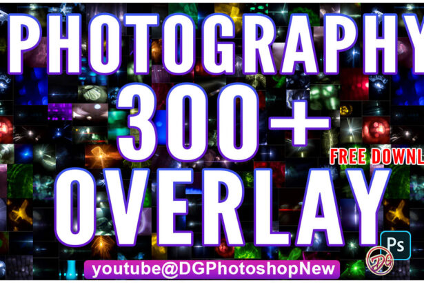 300+ Lens Flares Overlay