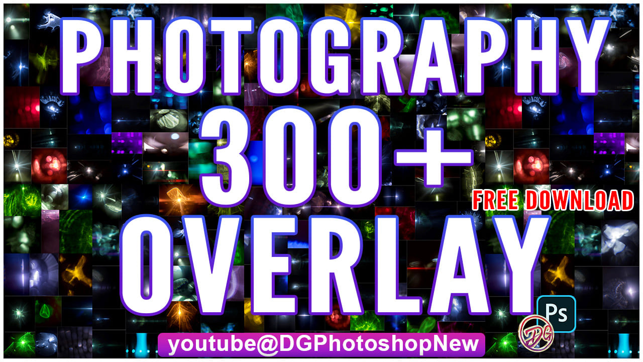 300+ Lens Flares Overlay