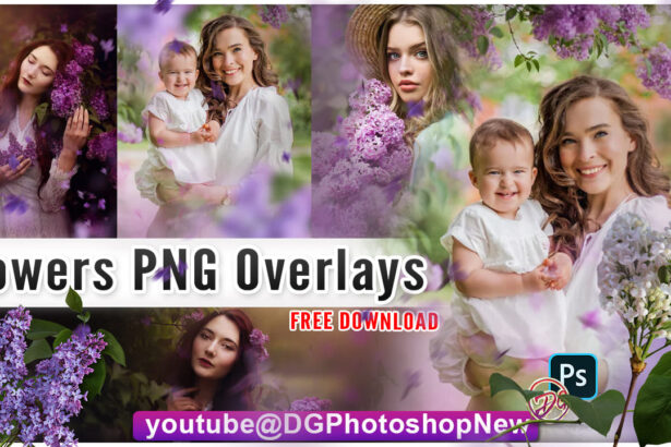 50 Painted Lilac Overlays Free Download