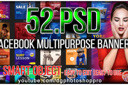52 PSD Facebook Multipurpose Banners