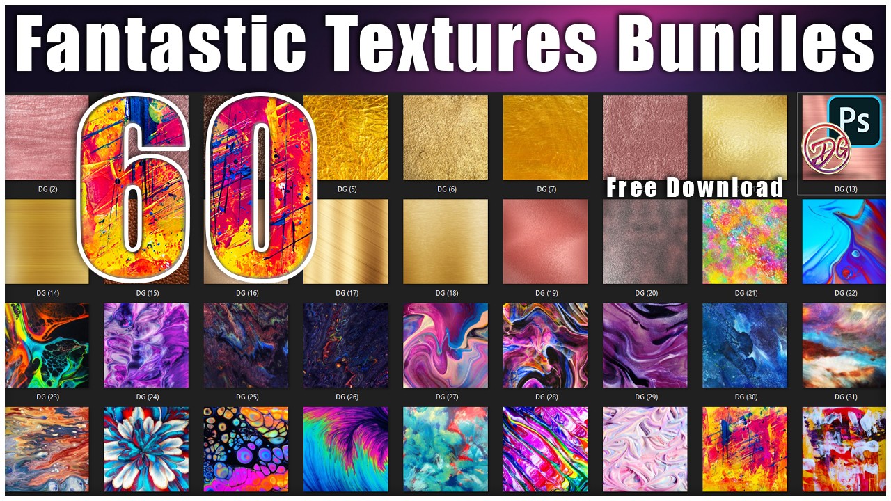 60 Fantastic Backgrounds Textures Bundles Free