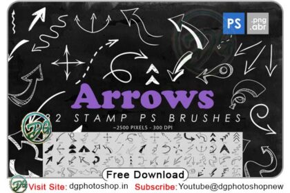 ARROW PNG & PHOTOSHOP BRUSHES FREE DOWNLOAD