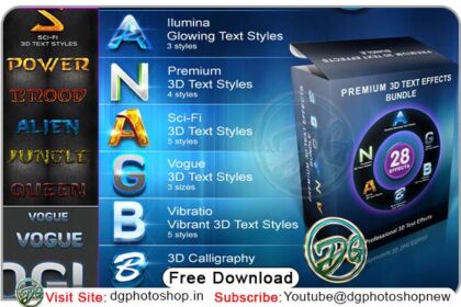 Best Premium 3D Text Effects Bundle