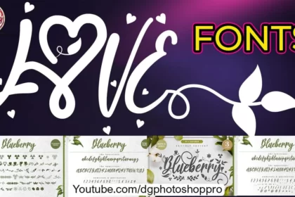 Blueberry Love Fonts Free Download