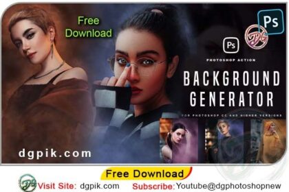 Creative Background Generator Photoshop Action Free Download