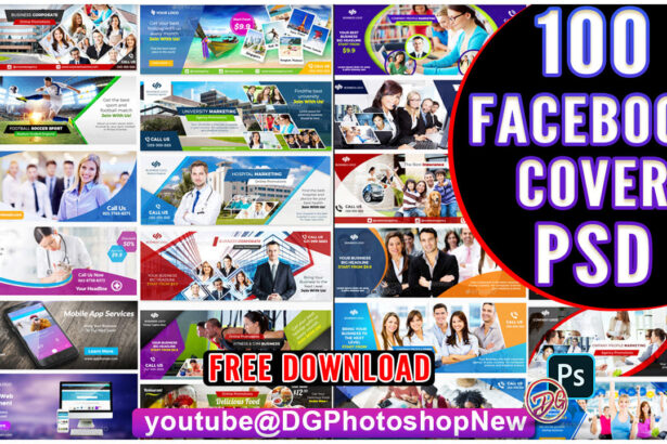 Facebook Cover Ultimate Megapack 100 psd