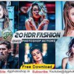 Fashion HDR Photoshop Action dgpik
