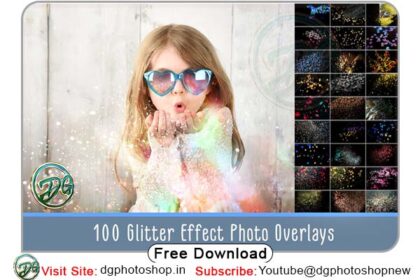 Glitter Effect Photo Overlays Free