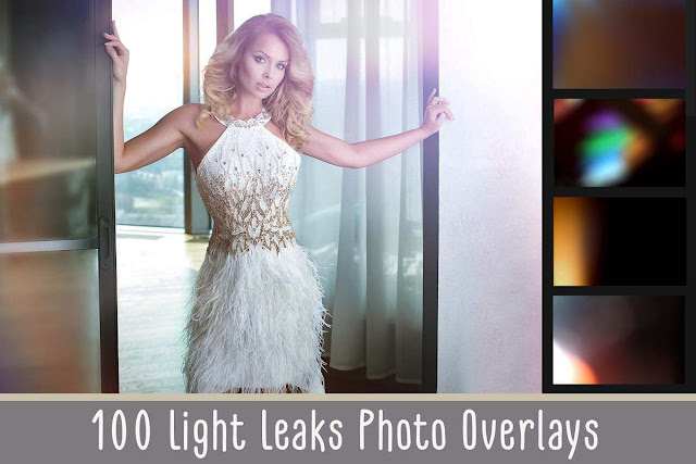100+ Light Leaks Overlays Background Pack