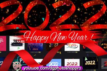 15 Creative 2022 Text Vector Templates