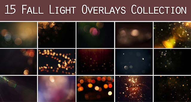 15 Fall Light Overlays Collection Free Download