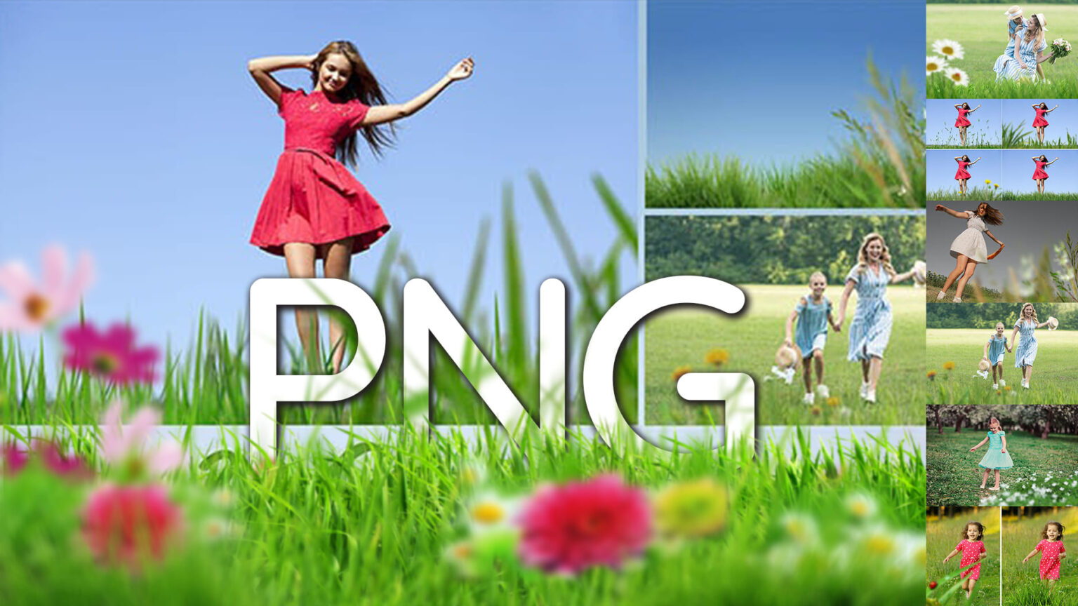 30 Green Grass Photo Overlays