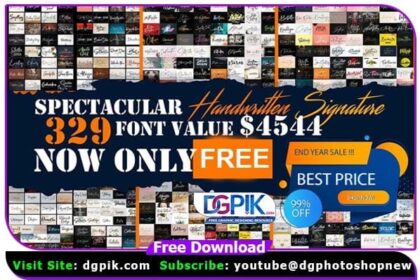 329 FONT PACK NEW