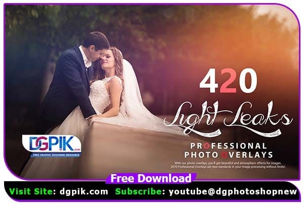 420 Light Leaks Photo Overlays