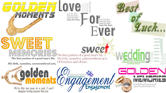 45 PNG Text For Wedding Album And Pics Editing Download (1)