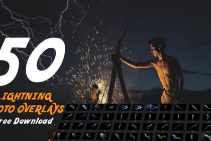 50 Sky Lightning Photo Overlays