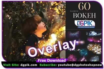 60 Rainbow Bokeh Photoshop Overlays