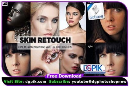 Easy Skin Retouch Effect Photoshop Actions