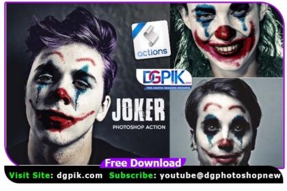 Joker Effect - Photoshop Action Free