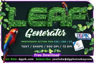 Leaf Generator Photoshop Action