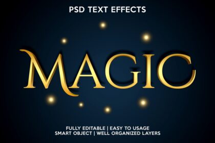 Magic PSD Text Effect