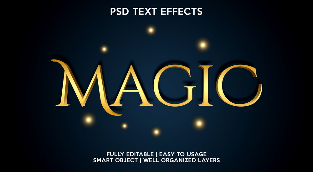 Magic PSD Text Effect