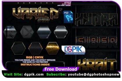 Super Photoshop Text Styles Pack 5
