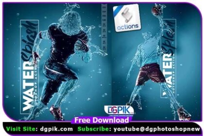 Water Splash Effect Photoshop Action