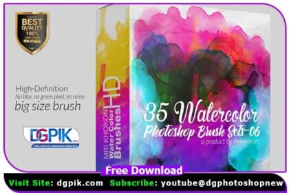 Water color Photoshop Brush Set