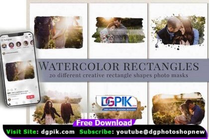 Watercolor Effect Photo Mask