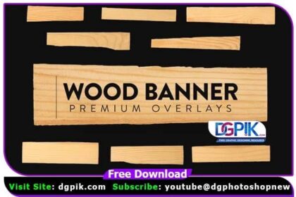 10 Wood Banner Overlay
