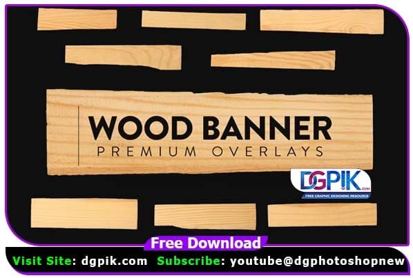 10 Wood Banner Overlay 