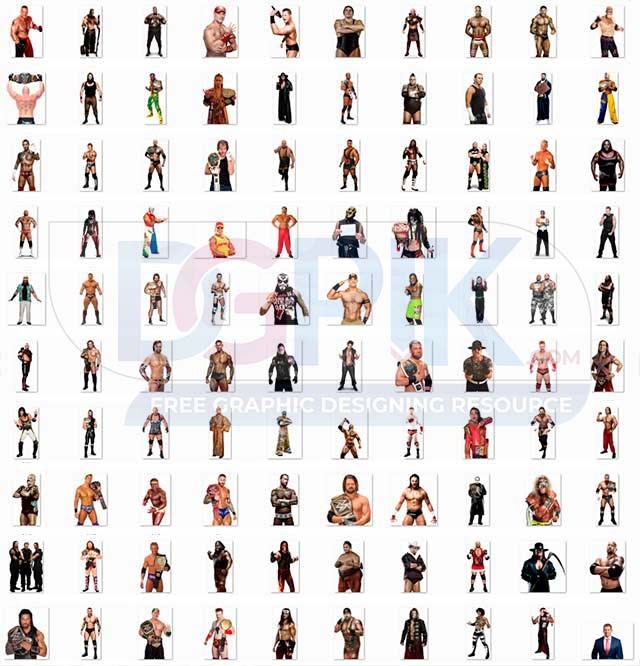 101 WWE Wrestlers PNG Images in HD
