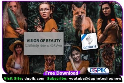 12 Vision Of Beauty Photoshop Actions Presets