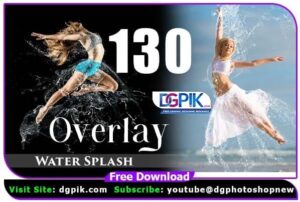 130 Water Splash Photo Overlays