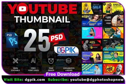 25 Youtube Thumbnail Templates