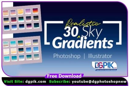 30 Realistic Sky Gradients for Photoshop