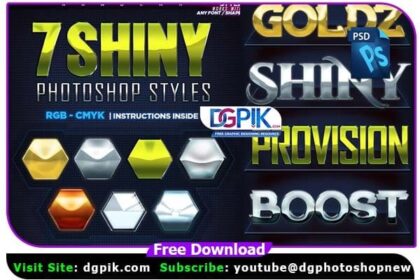 7 Shiny Photoshop Text Styles Pack 7