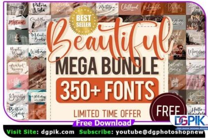 Beautiful Fonts Mega Bundle
