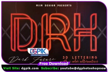 Dark Future - 3D Lettering