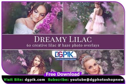 Dreamy Lilac Photo Overlays