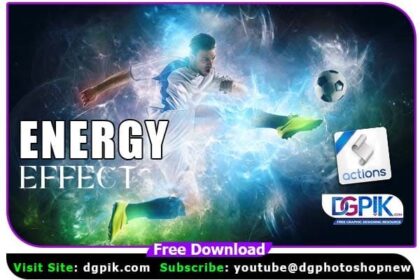 Energy Effect Photoshop Action